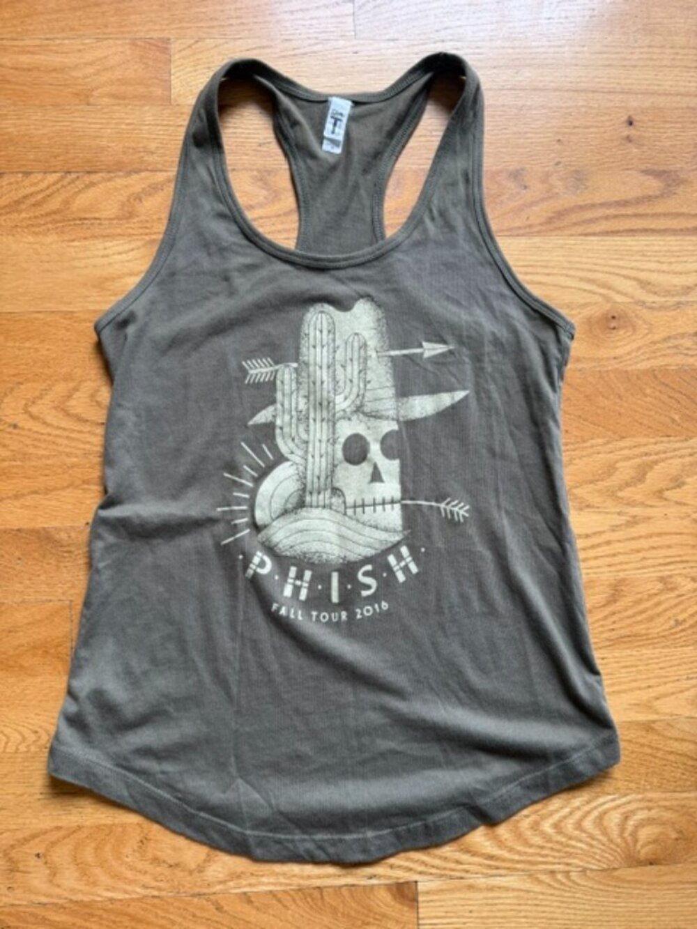 Phish Fall Tour 2016 Olive Racerback Tank Top Medium